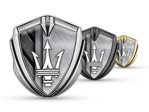 Maserati Emblema Silicone Badge Disegno Sportivo Alta Qualità
